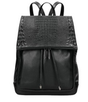 Wojas Black Leather Backpack | 8007351