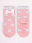 Pink Bow YO! Socks with ABS | SKA-0029G-PBO