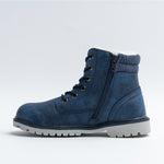 Wojtyłko Boys' Dark Blue Insulated Ankle Boots | 5Z21022-DB