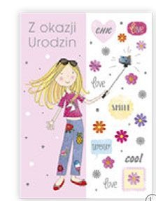 Teenage Girls' Selfie Birthday Card | B6X-432-1