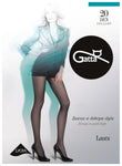 Gatta Inka Brown 20 Denier Lycra Tights | LAURA-DBR