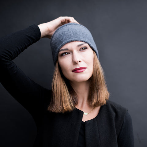 Women's Graphite Ear Warmer Headband | 20803-3