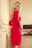 Red Midi Dress | 255-3