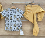 MIMI Boys' Light Gray Graphic T-shirt | S-126
