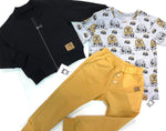 MIMI Boys' Yellow Mustard Joggers | S-127