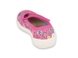 Befado Pink School Slippers with Comic Pattern | 114X483