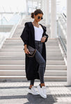 Cute Open-front Hooded Coat | FL-01