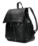 Wojas Black Leather Backpack | 8007351