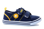 Dark Blue Sneakers with Star Patch | 5TE22107-DB