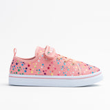 Pink Sneakers with Star Pattern | 5TE22109-P