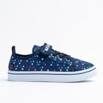 Dark Blue Sneakers with Star Pattern | 5TE22109-DB