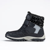 Wojtyłko Girls' Black Waterproof Snow Boots | 5Z21038C