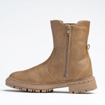 Wojtyłko Girls' Beige Insulated Ankle Boots | 5Z23013I