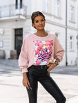 Sweatshirt with Colorful Print | FL-15