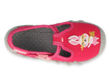 Befado Pink School Slippers with Bunny SPEEDY | 110P451