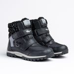 Wojtyłko Girls' Black Waterproof Snow Boots | 5Z21038C