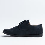 Wojtyłko Boys' Elegant Navy Blue Leather Oxfords | 3W1377GN