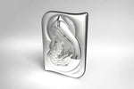 Italian Silver Mary with Baby Jesus Gift| b2653