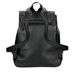 Wojas Black Leather Backpack | 8007351