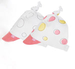 100% Cotton Summer Head Scarf with Visor, Top Knot and Magic Dots | 44/277
