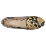 Wojas Snake Embossed Leather Ballet Flats | 4500158