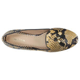 Wojas Snake Embossed Leather Ballet Flats | 4500158