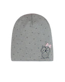 Spring Girls' Beanie with Owl Print ~ 2-10 years | 46/055