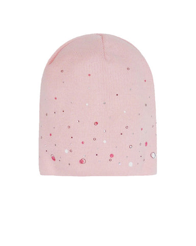 Spring Girls' Beanie with Circles Pattern ~ 4-12 years | 46/097
