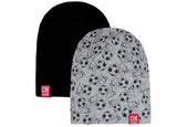 Spring Boys' Double-Sided Beanie with Soccer Pattern | 46/127