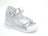 Kornecki Girls' Silver Open-toe Sandals | 4960