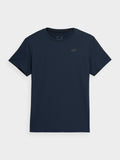 4F Men's Navy Blue T-shirt with Logo | TSM259-DB