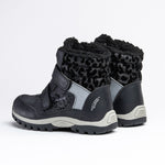 Wojtyłko Girls' Black Waterproof Snow Boots | 5Z21038C