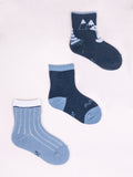 YO! Boys's Three-pack of Printed Socks | SKA-0111C-AA