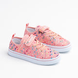 Pink Sneakers with Star Pattern | 5TE22109-P