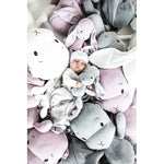 Effiki Gray with Dots Bunny - Large | MS-L-02