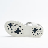 Wojtyłko Girls' Silver Open-toe Sandals | 3S2420-SI