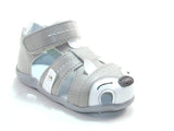 Kornecki Boys' Light Gray Closed-toe Sandals | 6545-LG