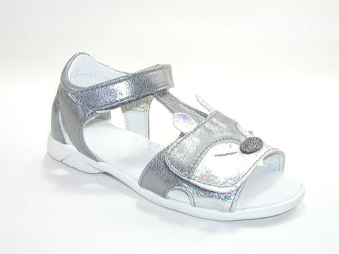 Kornecki Girls' Silver Open-toe Sandals | 6573