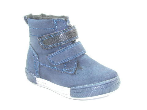Kornecki Boys' Navy Blue Snow Boots | 6754-NB
