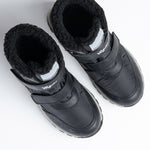 Wojtyłko Girls' Black Waterproof Snow Boots | 5Z21038C