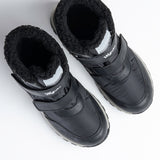 Wojtyłko Girls' Black Waterproof Snow Boots | 5Z21038C