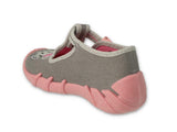 Befado Gray Sneakers with Bunny Patch SPEEDY | 110P453