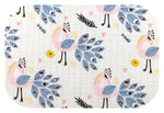 100% Cotton Baby Swaddle with Peacock Pattern - Pielucha | SSN-031