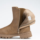 Wojtyłko Girls' Beige Insulated Ankle Boots | 5Z23013I