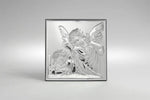 Square Silver Guardian Angel with Lantern Gift | 81200/3L