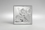 Square Silver Guardian Angel with Lantern Gift | 81200/3L