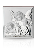 Square Silver Guardian Angel with Lantern Gift | 81200/3L