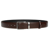 Wojas Brown Quilted Leather Belt | 9301852