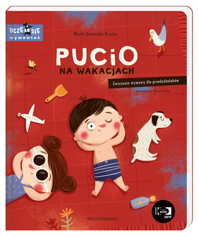 Pucio na wakacjach. Ćwiczenia wymowy dla przedszkolaków - Board Book by Marta Galewska-Kustra | TK-41
