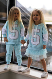 Girl's Light Blue - High-Five Hoodie | Q-015